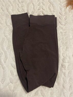 HUE Kids Dark Brown Stretch Leggings